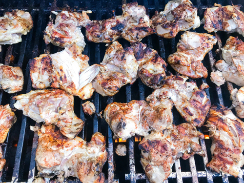 grilled chicken thighs